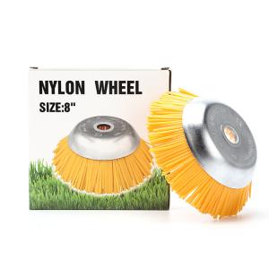 8 Inch Hard nylon brush Remove weeds lichen Weed Trimmer Cutter Head Cutter Garden Grasss