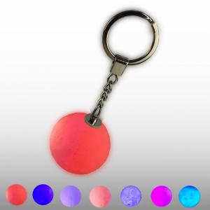 Custom Photo Keychain Engrave 3D Moon Lamp Decoration Led Key Chain Portable Night Light Creative Gifts