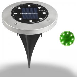 8 LED Inground lamp RGB Adjustable Led Garden solar underground light Outdoor solar buried lamp for Home Yard