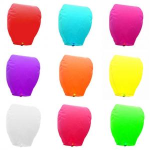 Chinese lanterns flying paper lanterns wishing lanterns for birthday wedding new year